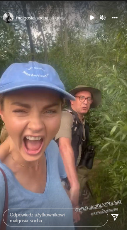 Przyjaciółki po wakacjach 2022: Inga (Małgorzata Socha), Rafał (Rafał Królikowski)