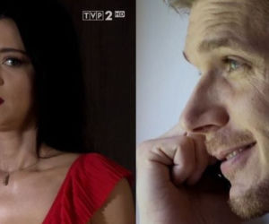 M jak miłość odc. 1445. Artur (Tomasz Ciachorowski), Iza (Adriana Kalska)