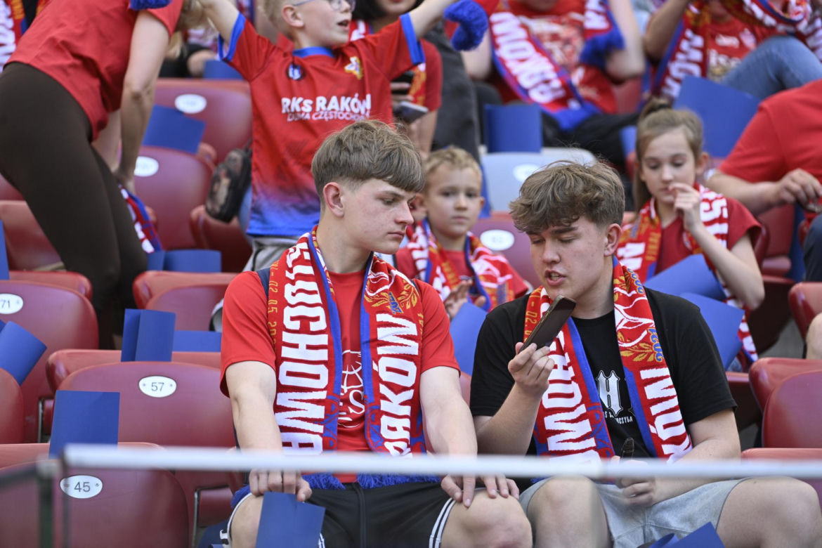 Kibice na finale Pucharu Polski: Górnik - Raków