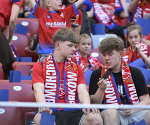 Kibice na finale Pucharu Polski: Górnik - Raków