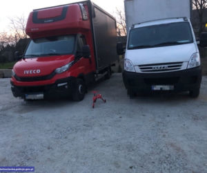 Skradzione samochody o wartości 250 tys. zł zostały odzyskane