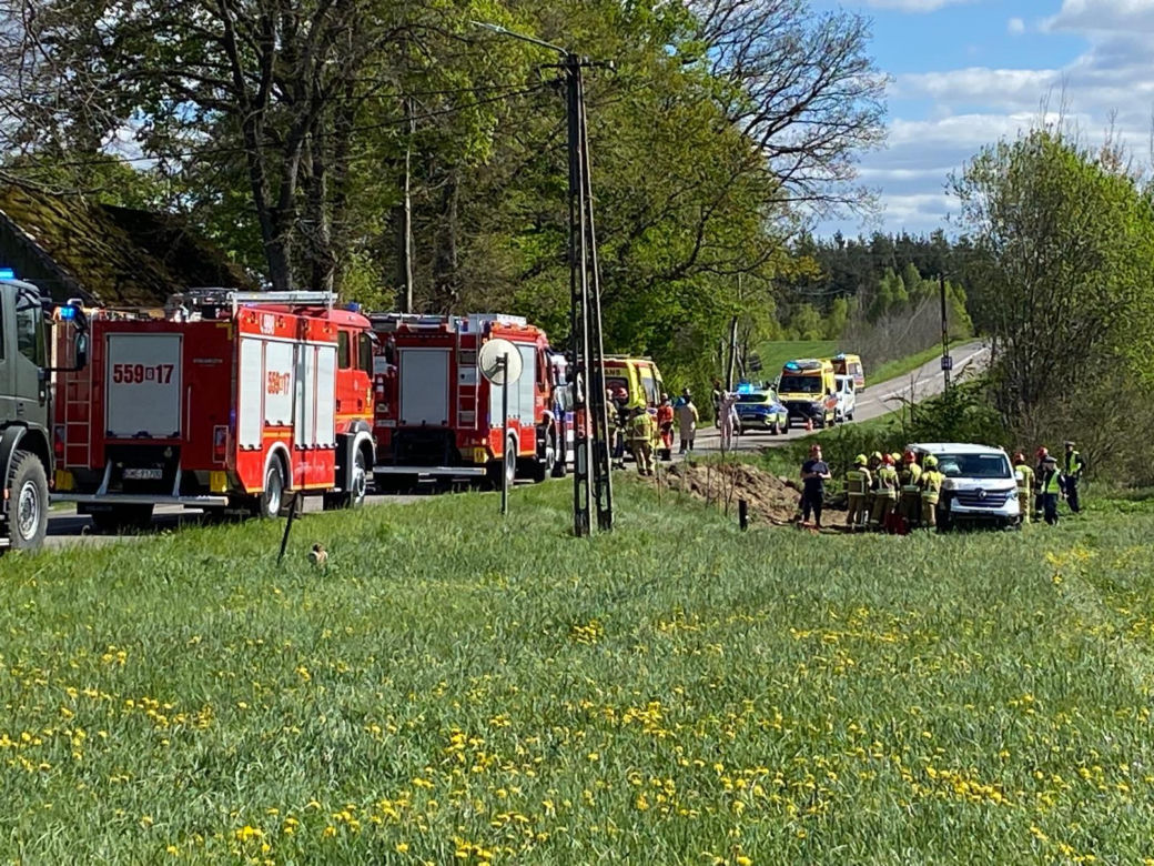Wypadek busa pod Wejherowem