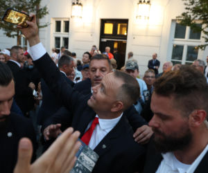 Marta Nawrocka na rocznicy zaprzysiężenia męża