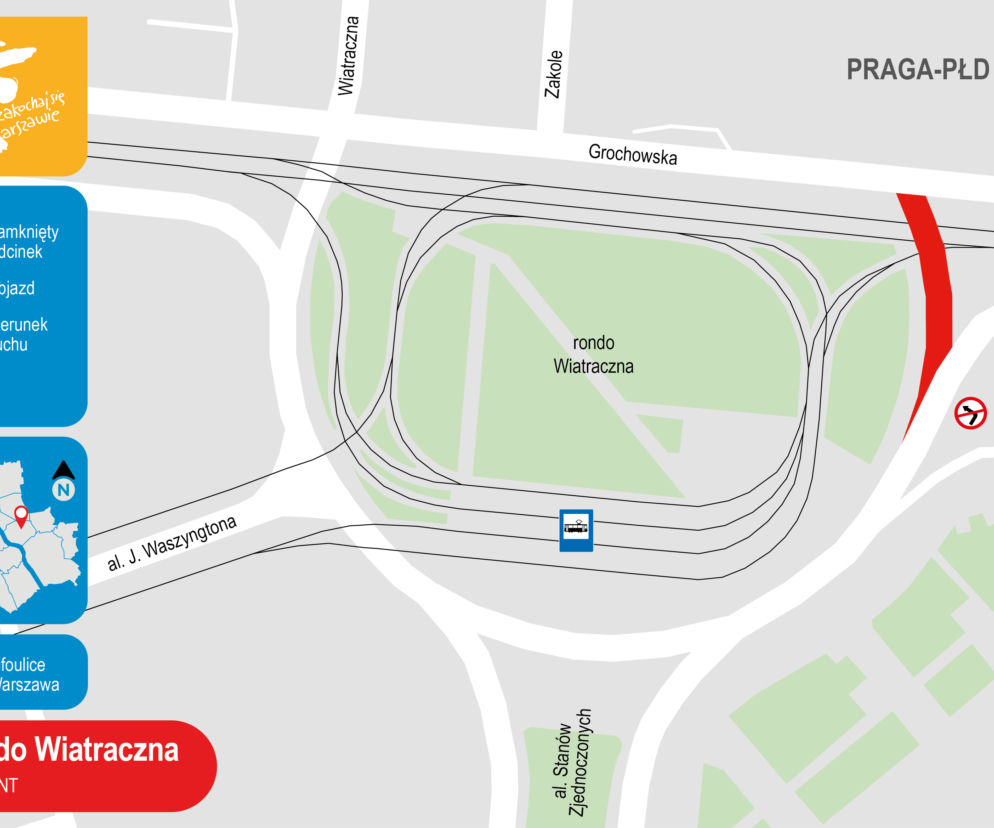 Utrudnienia na Grochowie