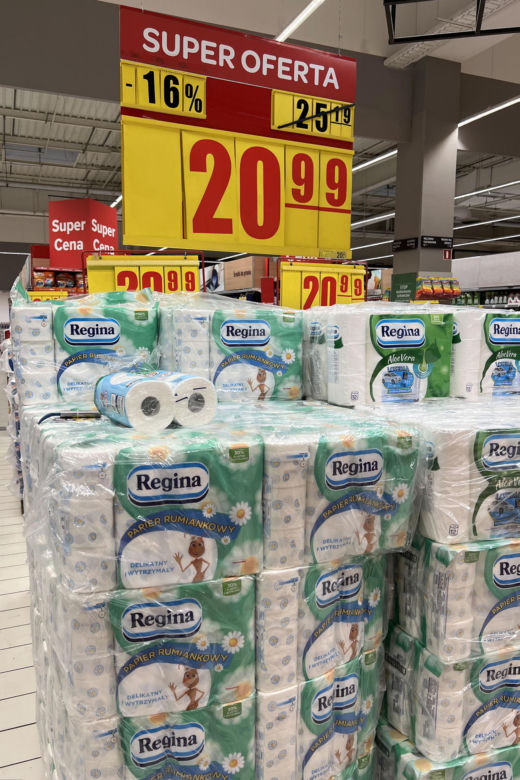 Papier toaletowy Regina w promocji za 20,99 zł