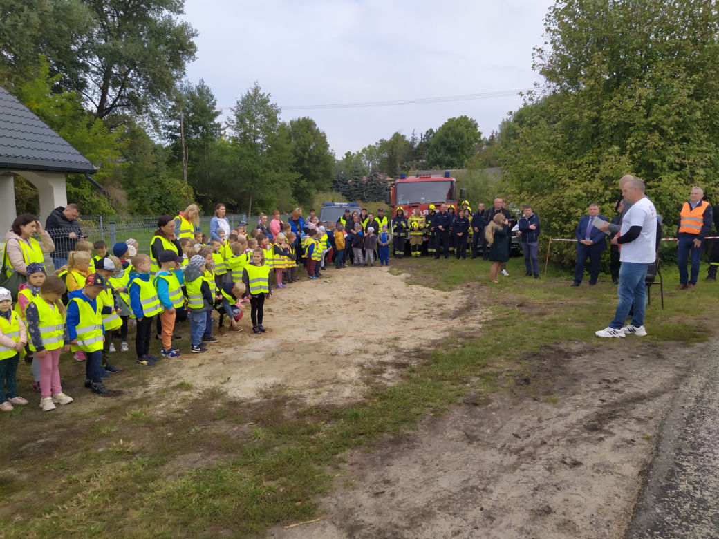 ZOBACZ ZDJĘCIA z akcji "Bezpieczny przejazd" w Koszewnicy, w gminie Kotuń - 15.09.2022