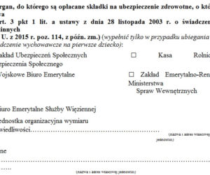 Wzór wniosku Rodzina 500+ /9