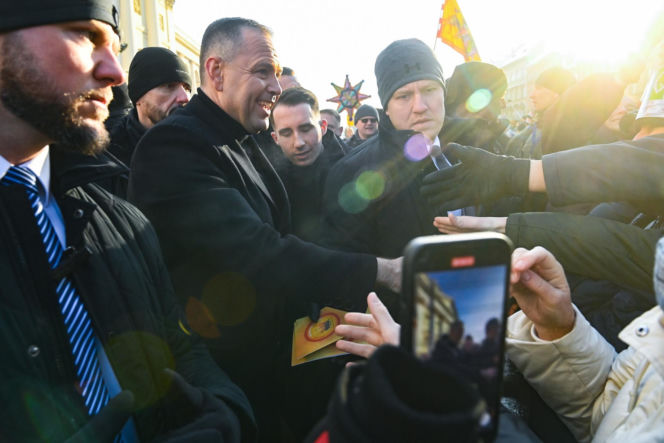 Karol i Marta Nawroccy na Orszaku Trzech Króli