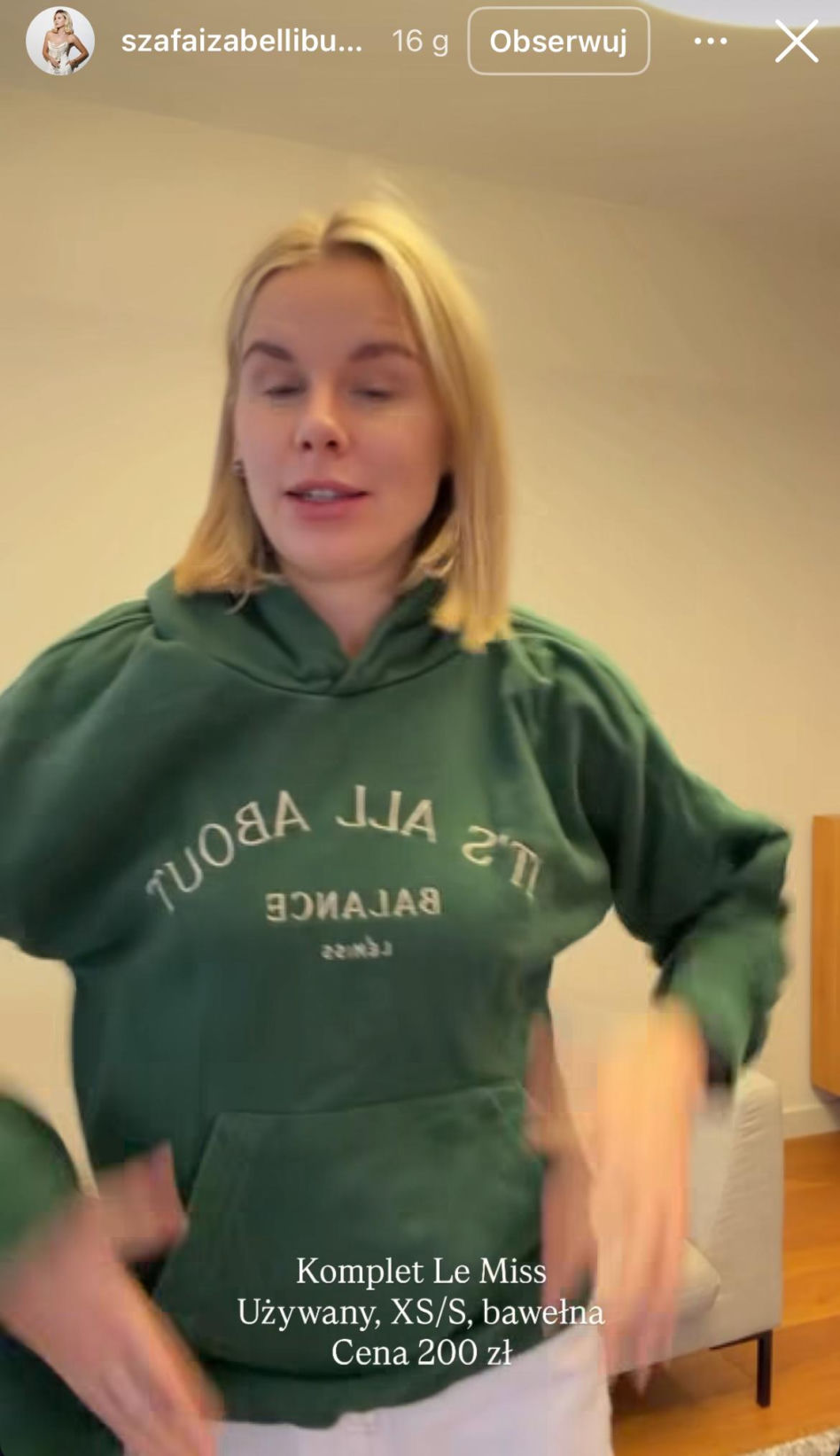 Możesz kupić dres po Julii Wieniawie