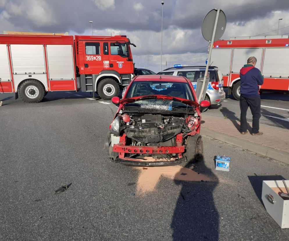 Wypadek na obwodnicy Wojnicza