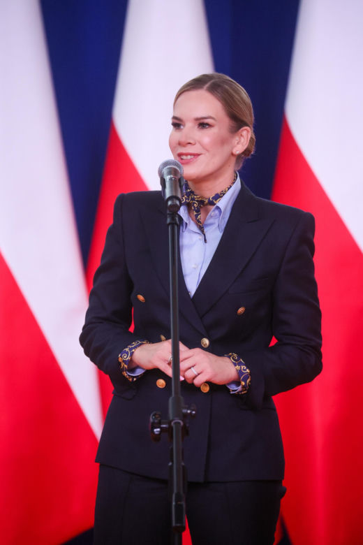 Marta Nawrocka na rozpoczęciu roku szkolnego