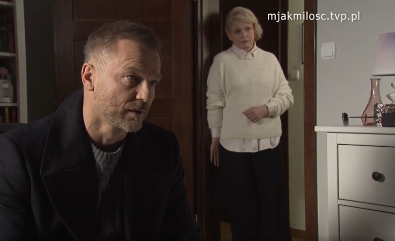 M jak miłość, odcinek 1644: Andrzej (Krystian Wieczorek), Marta (Dominika Ostałowska)