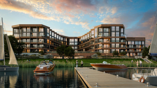 Portico Marina nad Zegrzem - wizualizacja nowej inwestycji