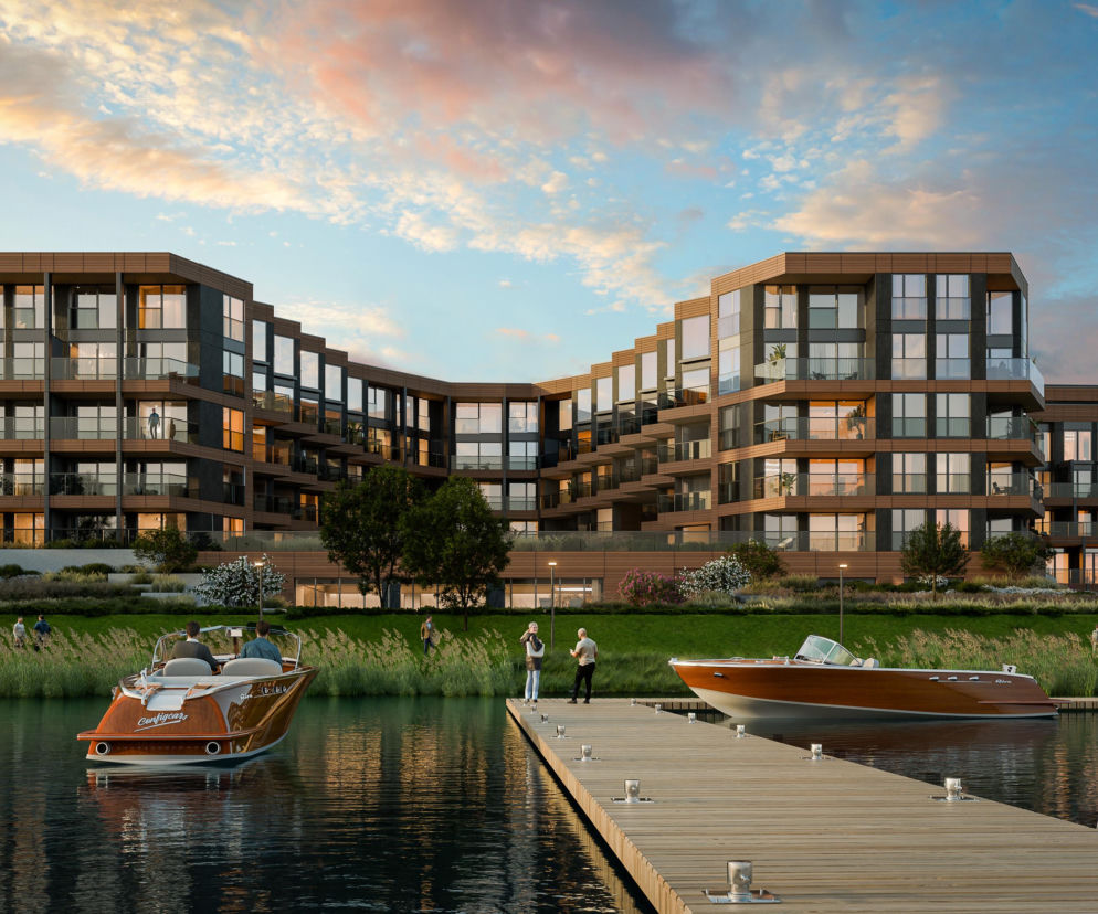 Portico Marina nad Zegrzem - wizualizacja nowej inwestycji