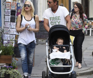 Gwen Stefani z rodziną na lodach