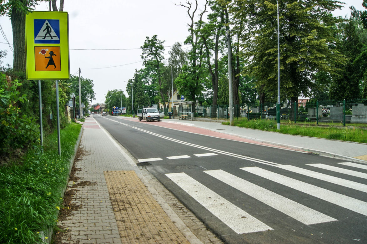 Wyremontowana ulica Bieżanowska w Krakowie