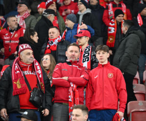 Widzew Łódź - Lech Poznań: Zdjęcia kibiców i zawodników z meczu 24. kolejki PKO BP Ekstraklasy