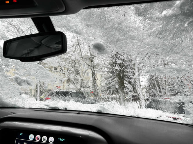 Atak zimy na Warmii i Mazurach