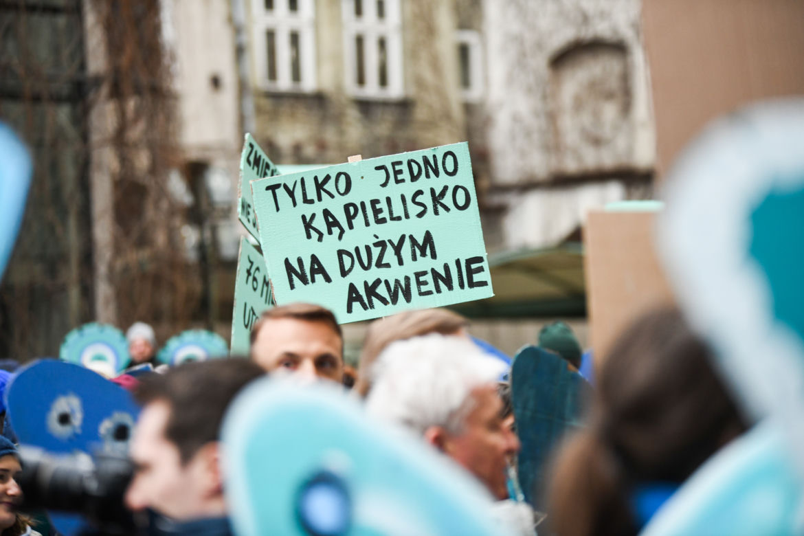 Kraków: Protest w sprawie Zakrzówka