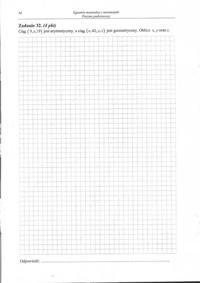 Matura 2012 matematyka podstawowy 