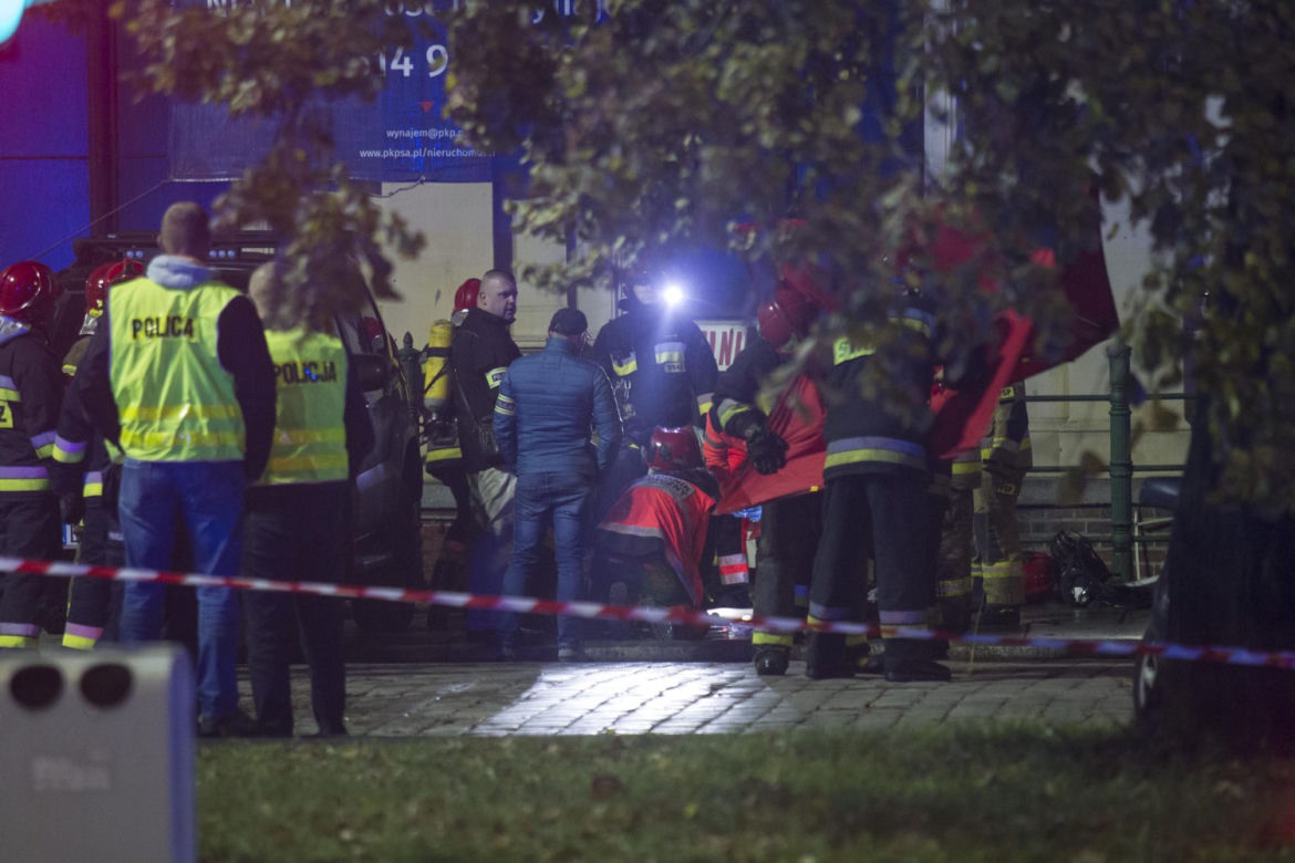 Groźny pożar na dworcu we Wrocławiu