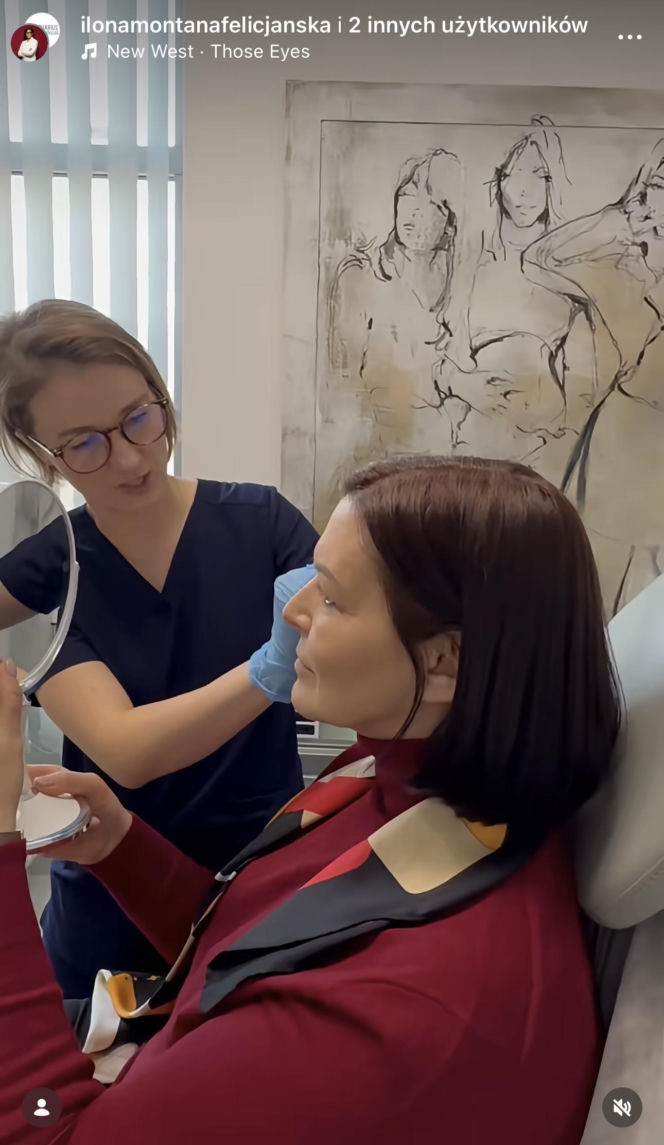 Ilona Felicjańska wycina sobie powieki