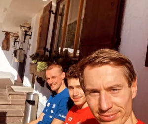 Przed walką o medale walnęli kawkę