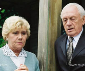 M jak miłość. Barbara (Teresa Lipowska) , Lucjan (Witold Pyrkosz) Mostowiakowie