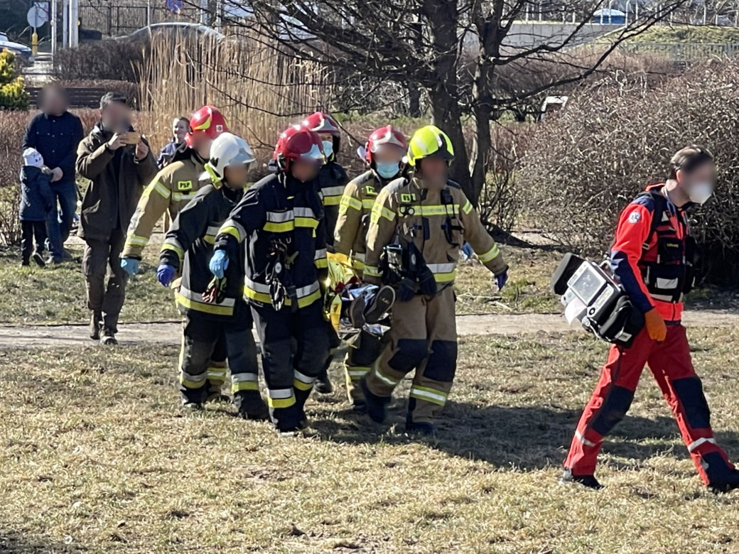 Pruszków: Wypadek w cyrku. Akrobaci trafili do szpitala 
