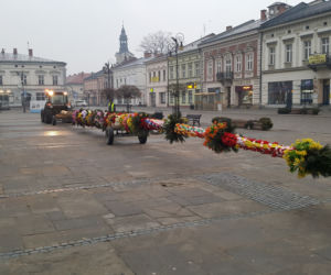 Ogromna palma wielkanocna na nowosądeckim Rynku 