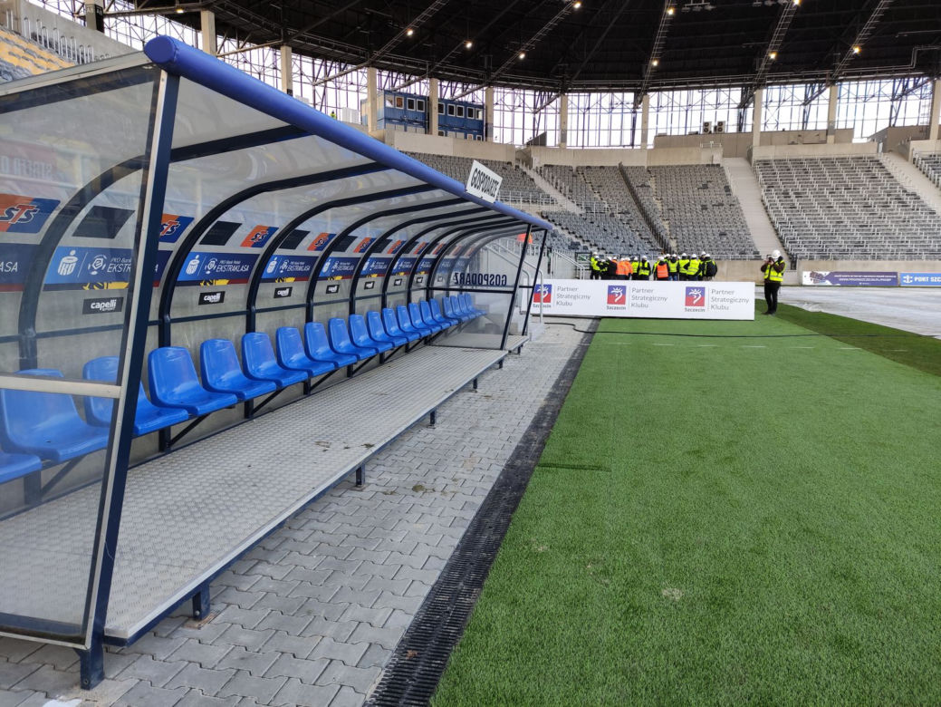 Stadion Pogoni Szczecin czeka na przyjęcie kibiców
