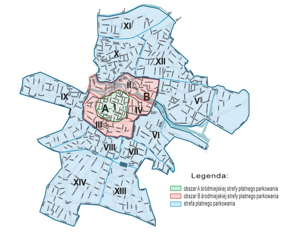Strefa płatnego parkowania we Wrocławiu