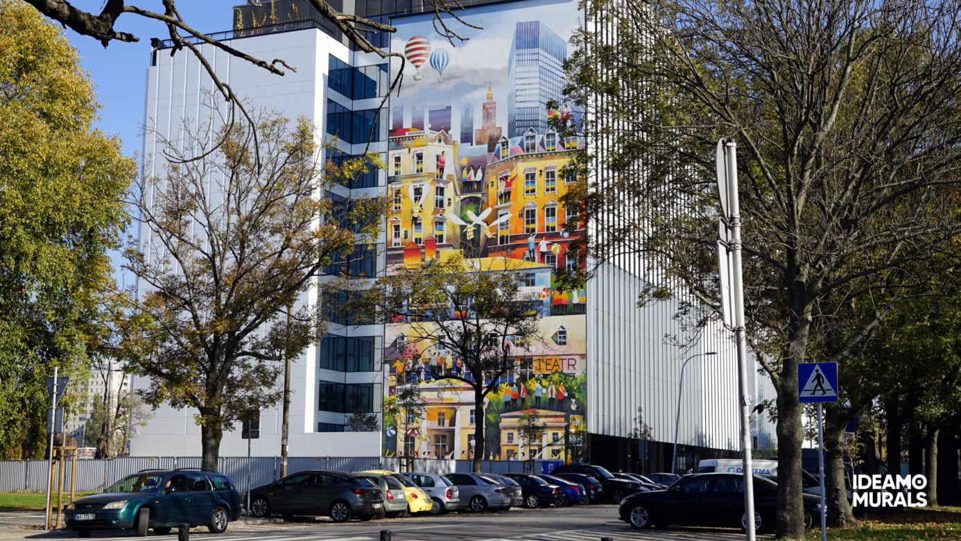 Mural Remigiusza Mroza w Opolu. Tak pracują autorzy projektu