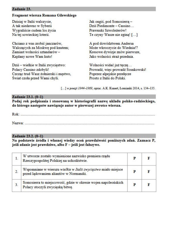 Matura 2017 historia