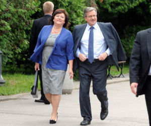 Komorowski z żoną