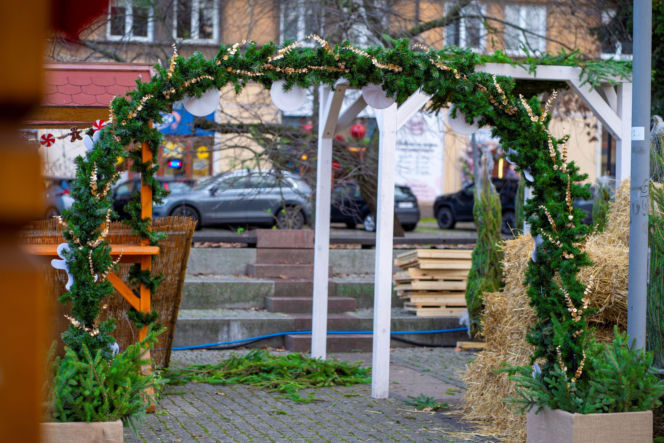 Ostatnie przygotowania do Szczecińskiego Jarmarku Bożonarodzeniowego