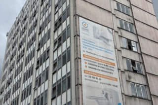 Budynek przy Teatralnej 9 w Sosnowcu - widok przed remontem