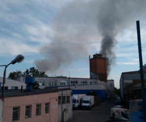Pożar przy Klecińskiej