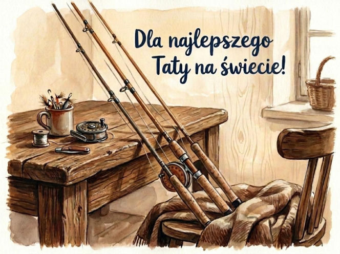 Kartka z życzeniami na Dzień Ojca
