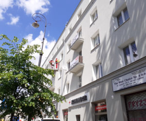 Na ul. Lipowej pojawiły się banery przeciwko wycince