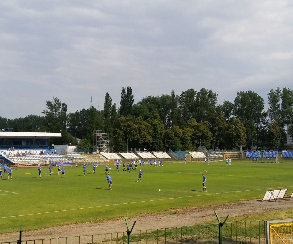Hutnik Kraków trenuje na swoim boisku