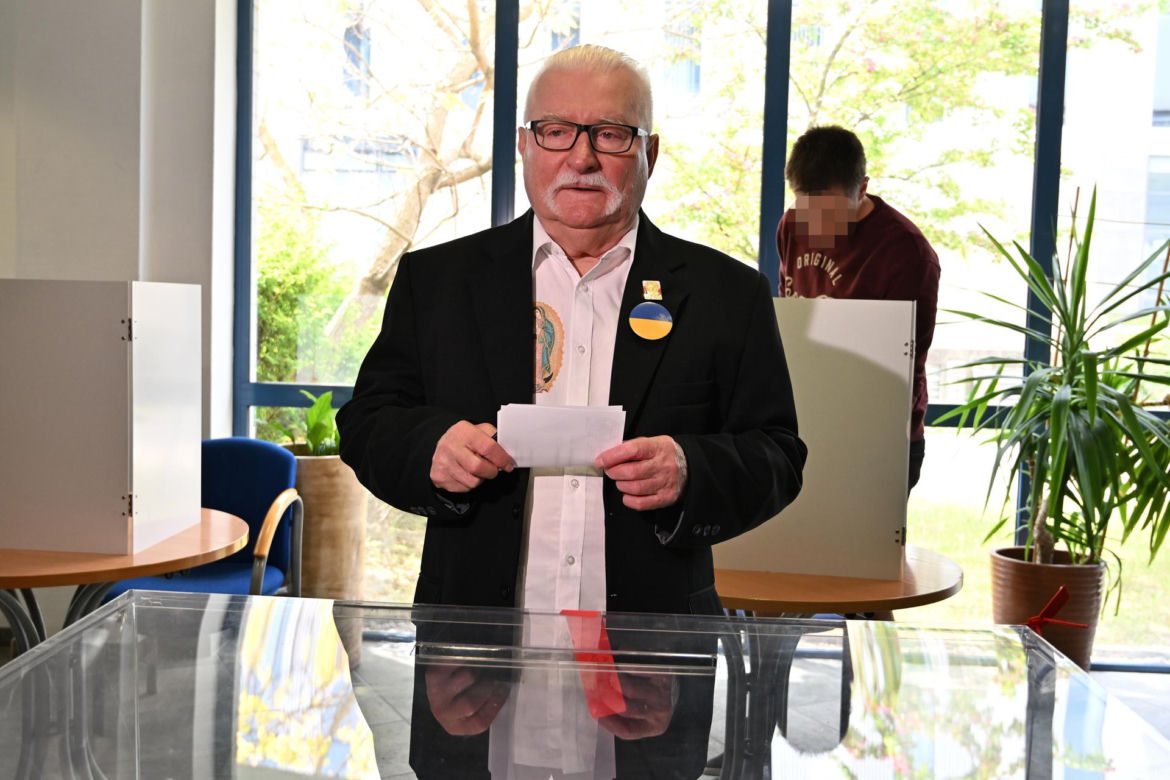 Wybory prezydenckie 2025 - Lech Wałęsa.