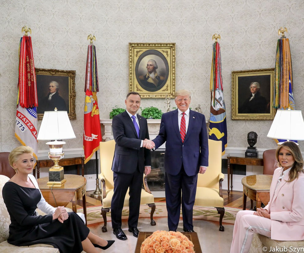 Prezydent Andrzej Duda u Donalda Trumpa
