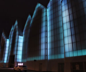 Pokaz iluminacji Filharmonii w Szczecinie z okazji Święta Muzyki