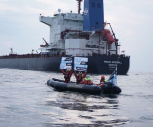 Węgiel stop. Zobacz zdjęcia z akcji Greenpeace
