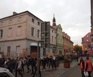 środowy protest w Lesznie