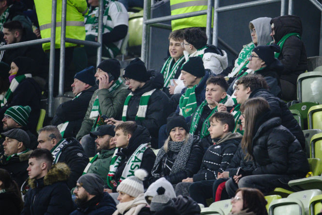 Lechia Gdańsk - Górnik Zabrze, zdjęcia kibiców i zawodników z meczu 18, kolejki PKO BP Ekstraklasy