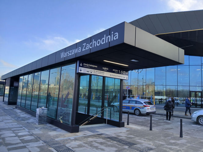 Dworzec kolejowy Warszawa Zachodnia po otwarciu