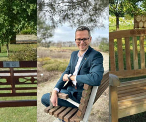 Ile kosztuje ławeczka w Ogrodzie Botanicznym w Kielcach? Tomasz Porębski pierwszym fundatorem.