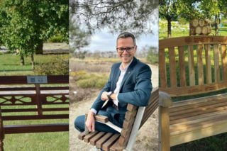 Ile kosztuje ławeczka w Ogrodzie Botanicznym w Kielcach? Tomasz Porębski pierwszym fundatorem.